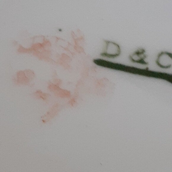 Antique D&C Limoges Bowl Hand Painted Cherry Blossom Porcelain Delinieres & Cie - Picture 9 of 12